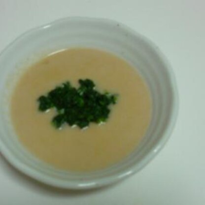 小松菜を娘に食べさせたくて作りました。ミルク入りなのでいい食べっぷりでした♪